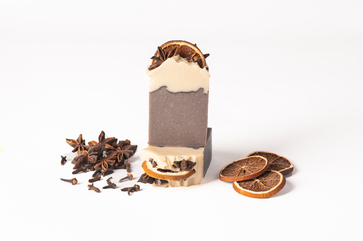 Gingerbread Spice Soap, scented with Pepper, Orange, Star Anise & Clove